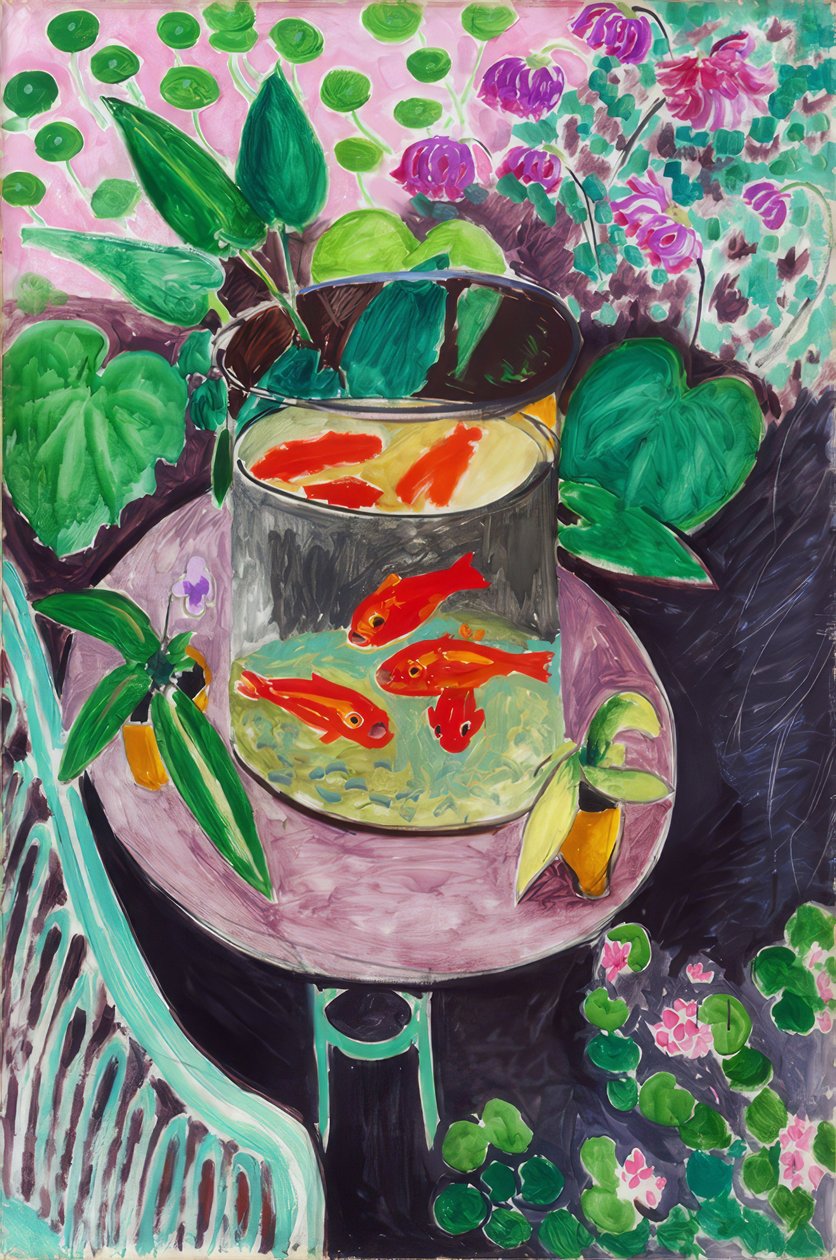Henri Matisse, "Goudvis" / Olieverf op doek, 1912 door Henri Matisse