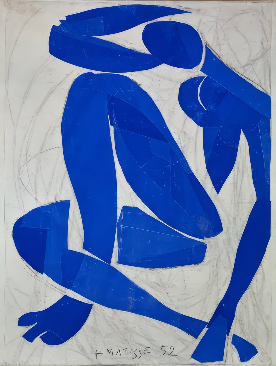 Henri Matisse / Blauw naakt IV door Henri Matisse
