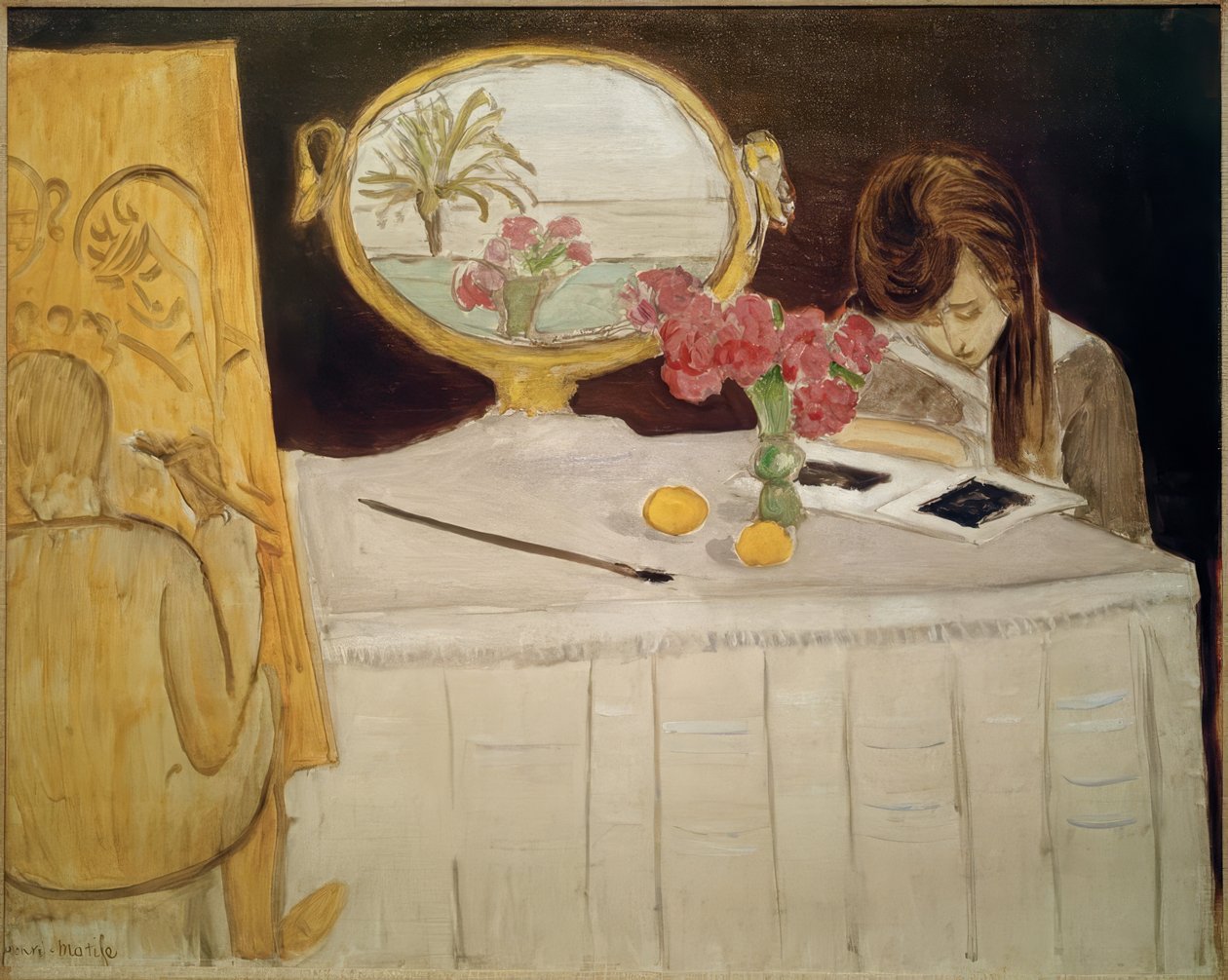 De schildersessie door Henri Matisse