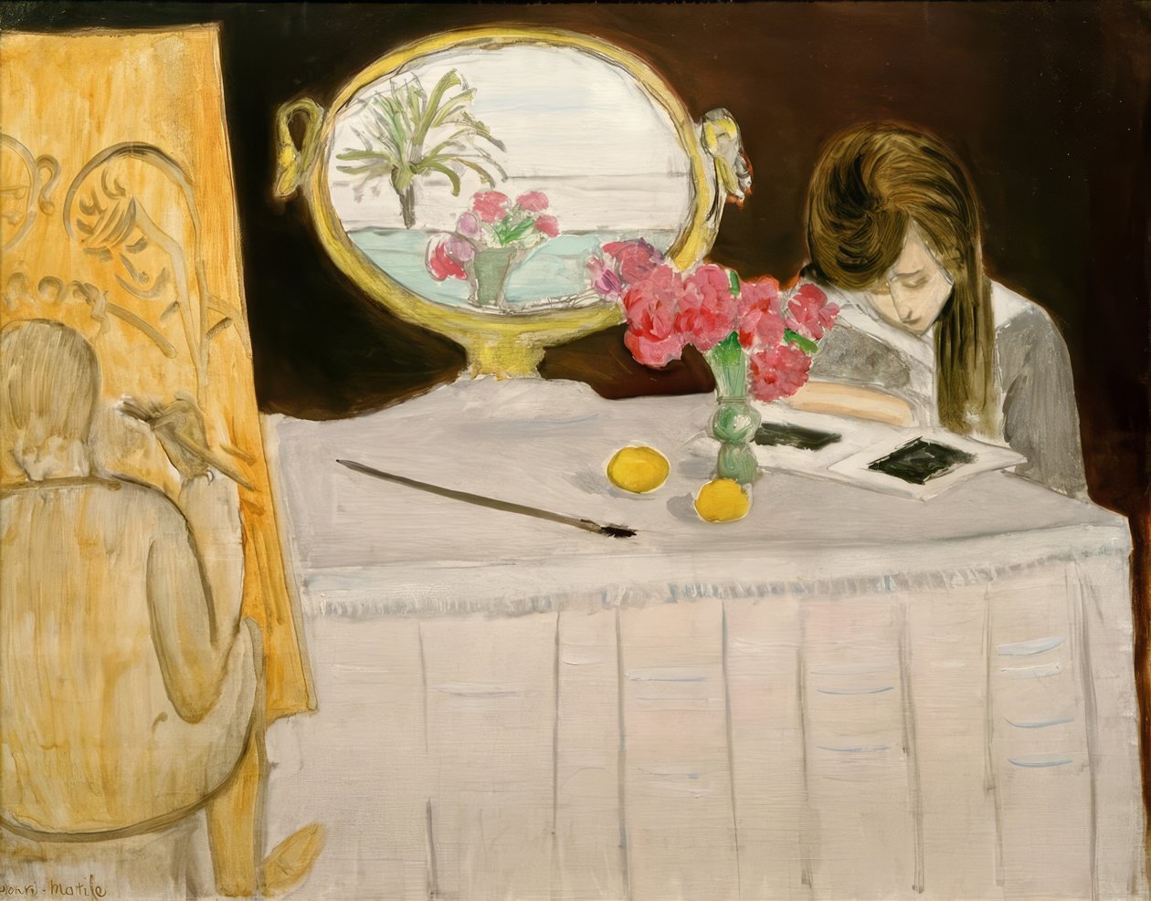 De schildersessie door Henri Matisse