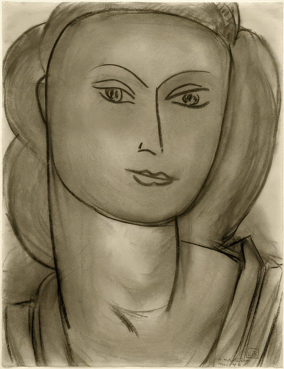 Mevrouw L.B. (Lucienne Bernard) door Henri Matisse