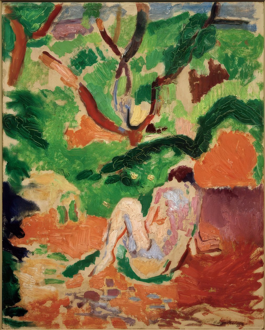 Naakt in het bos door Henri Matisse