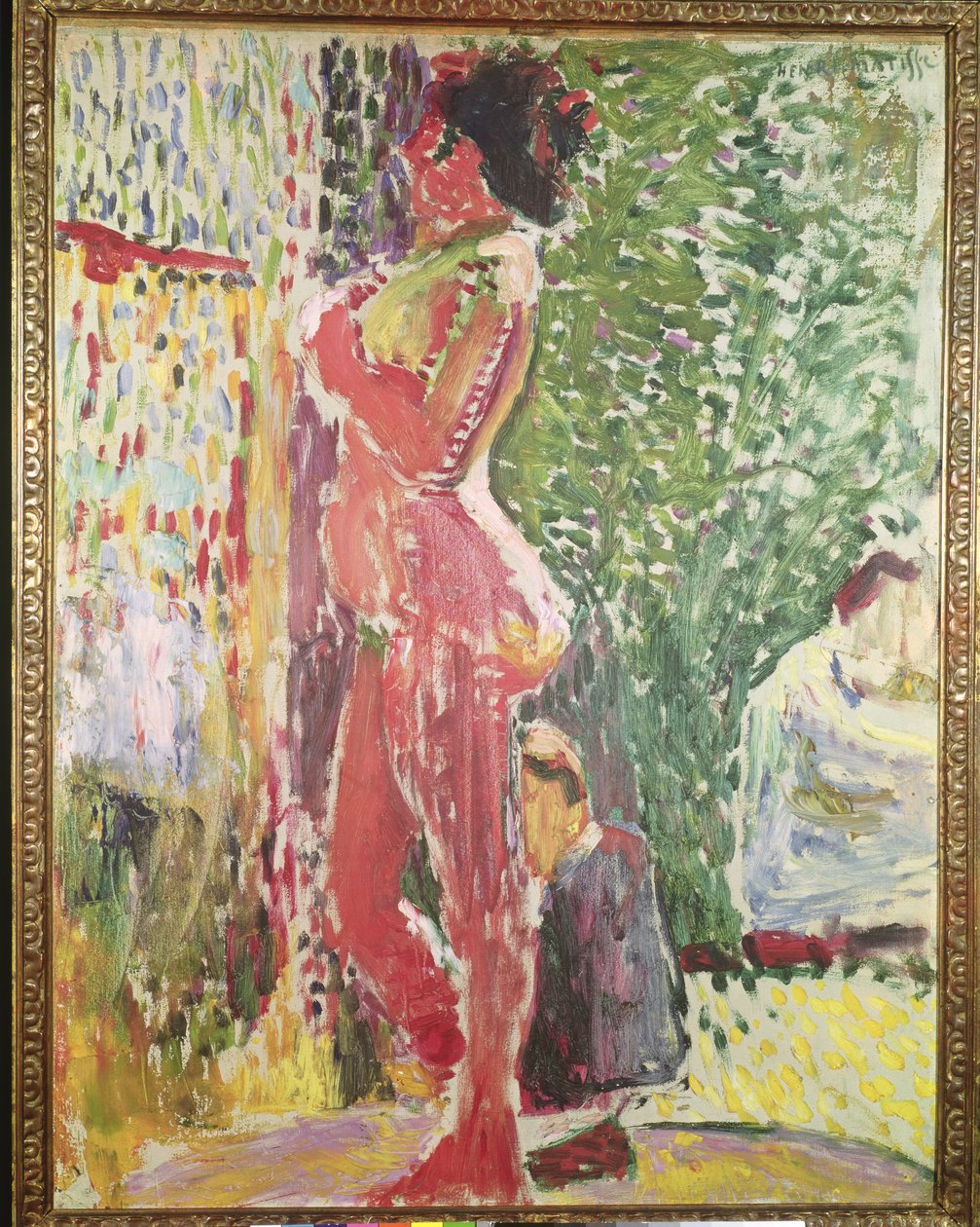 Naakt in de studio door Henri Matisse