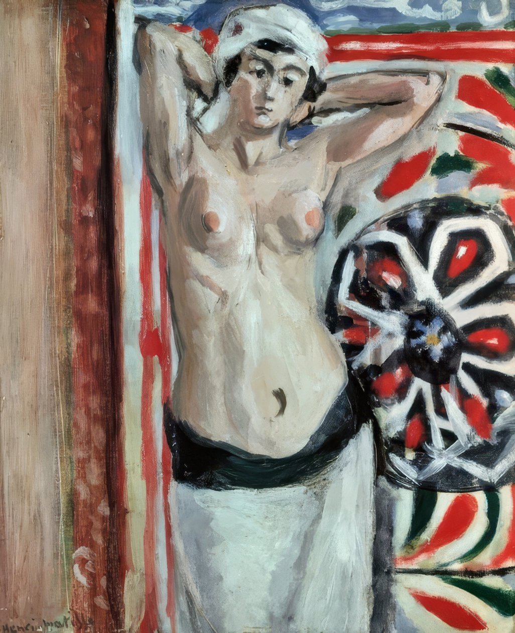 Odaliske met opgeheven armen door Henri Matisse