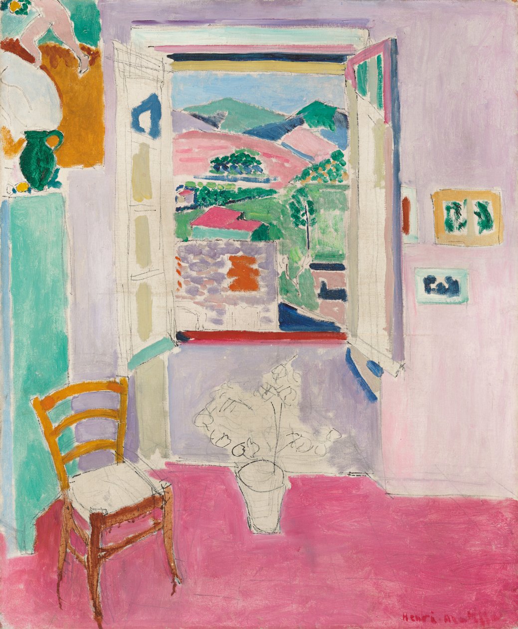 Open Venster door Henri Matisse