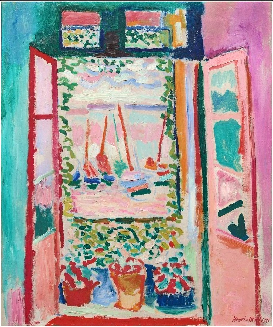 Open Venster, Collioure door Henri Matisse