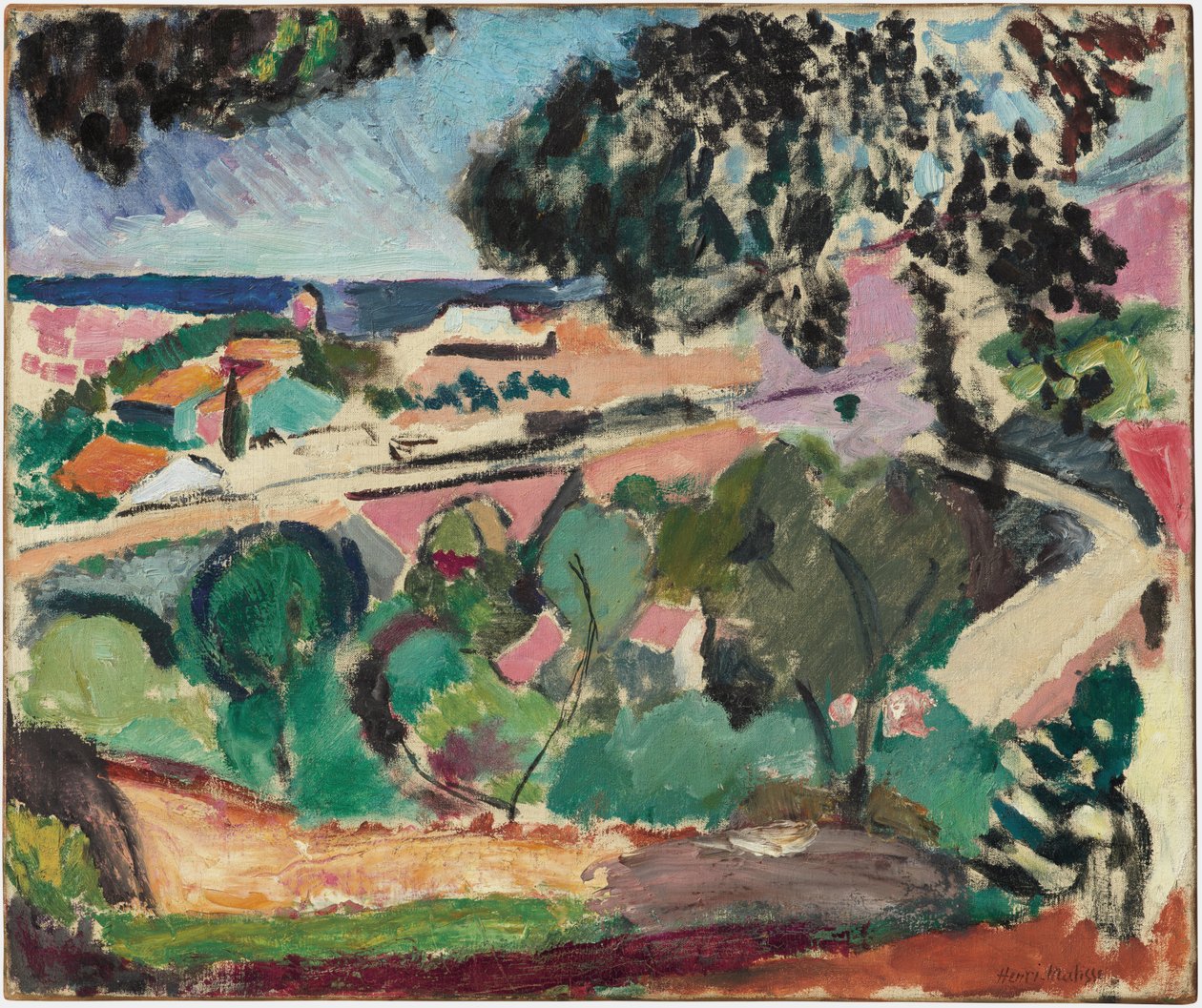 Landschap van Collioure door Henri Matisse