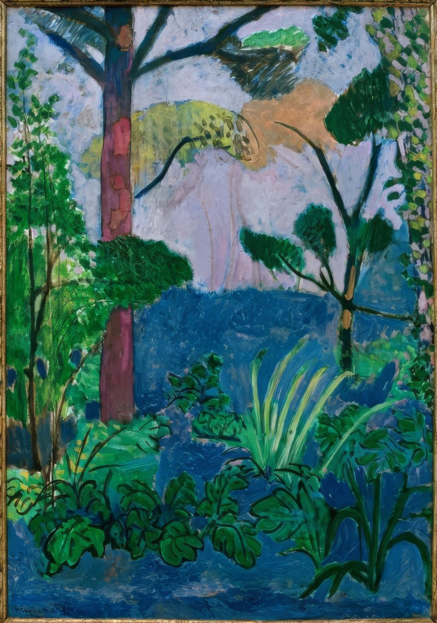 Marokkaans landschap (Acanthus) door Henri Matisse