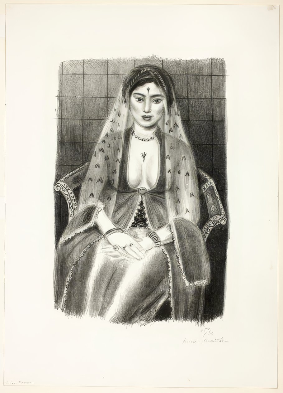 Perzische vrouw door Henri Matisse