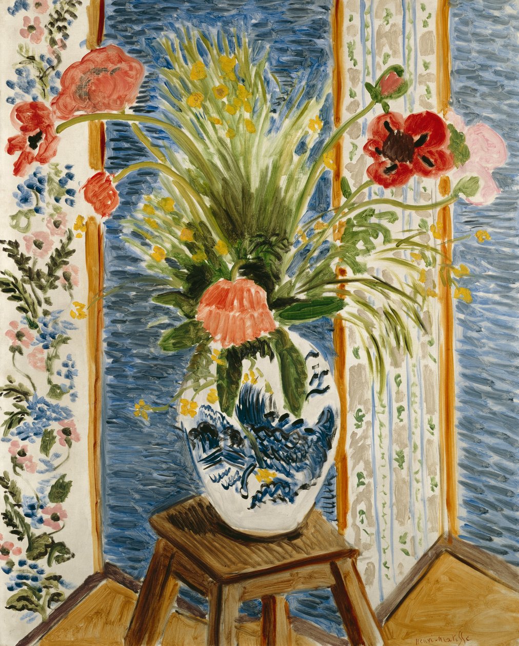Klaprozen, ca. 1919 (olieverf op doek) door Henri Matisse