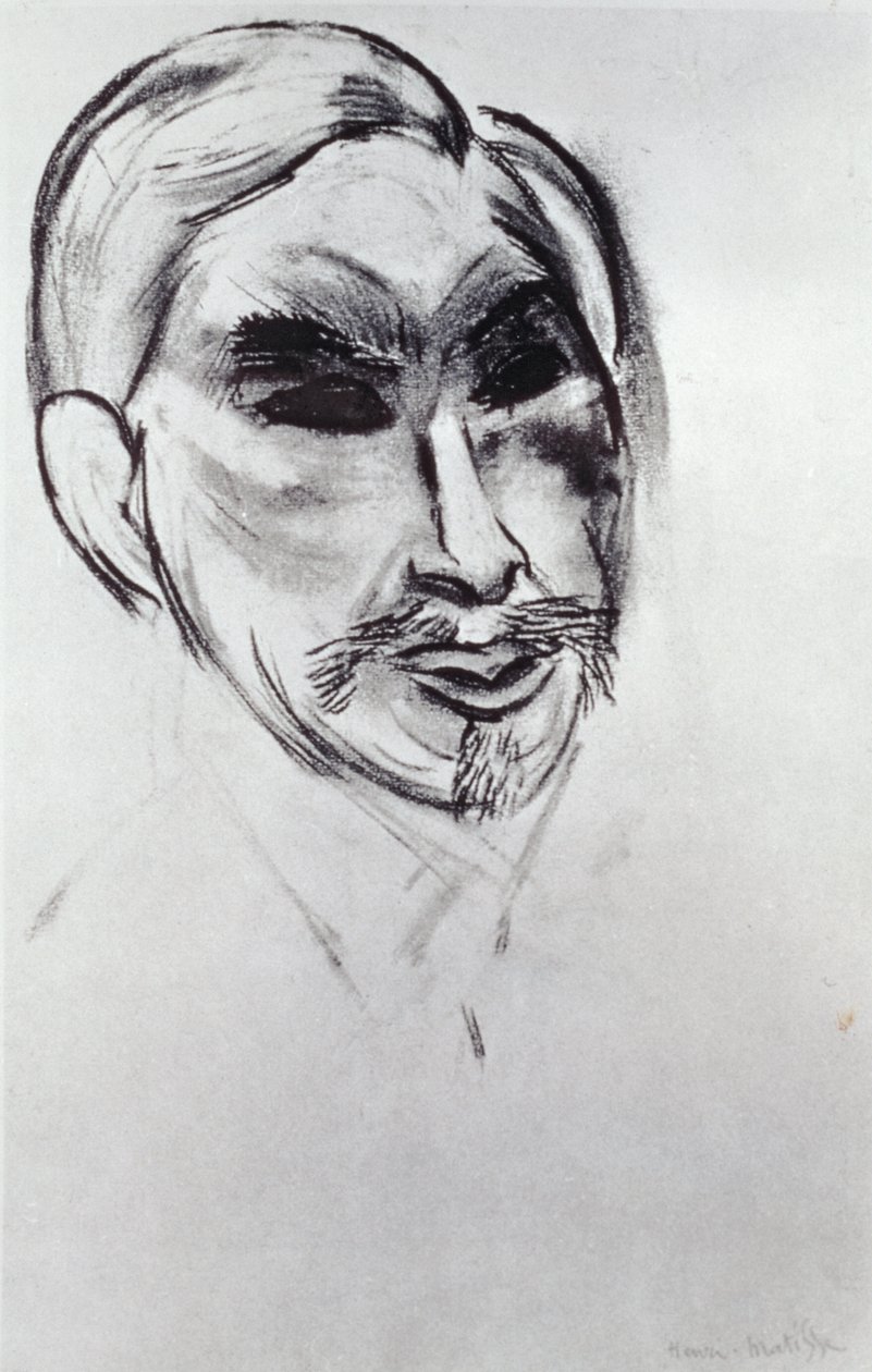 Portrait of Sergei Shchukin (1854-1936) door Henri Matisse