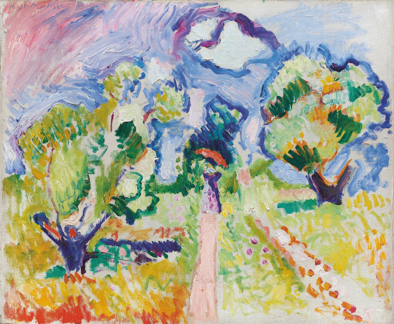 Promenade des oliviers door Henri Matisse