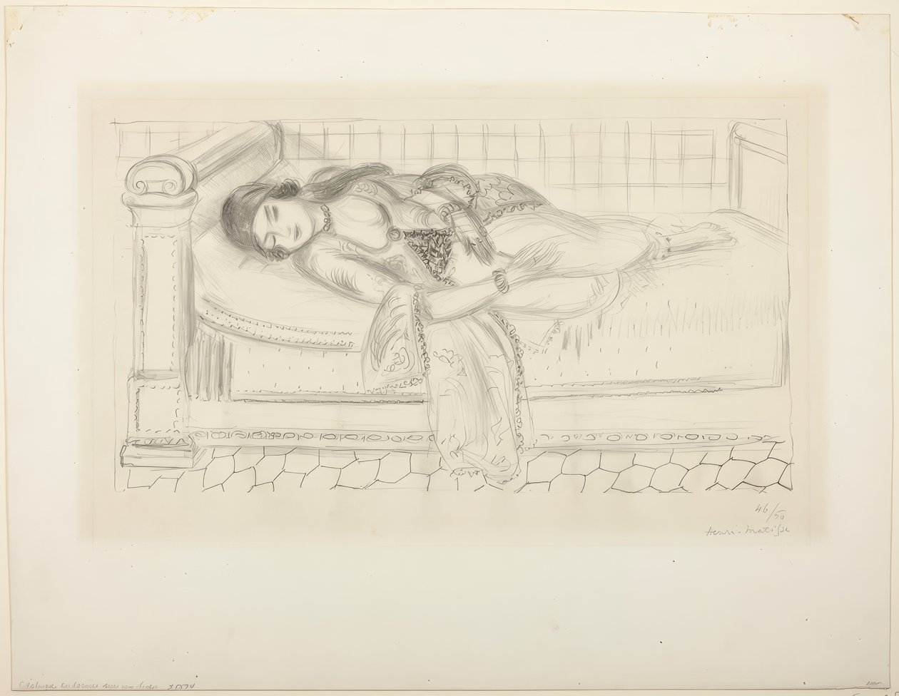 Liggende figuur door Henri Matisse