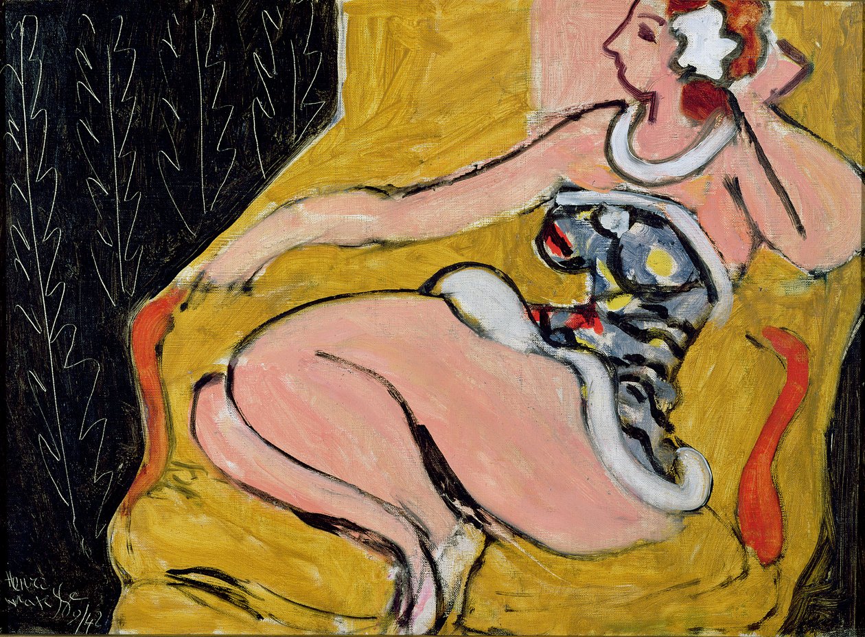 Zittende danser door Henri Matisse