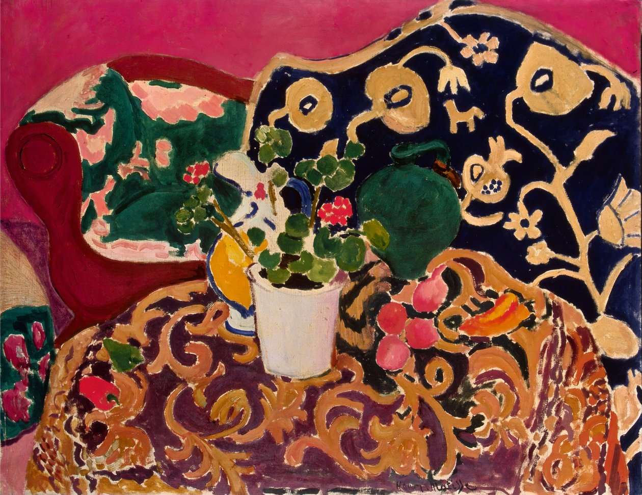 Spaans stilleven, ca. 1910-11 (olieverf op doek) door Henri Matisse