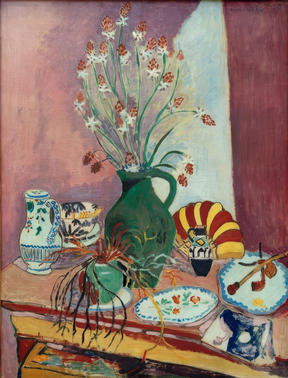 Stilleven met asperges door Henri Matisse