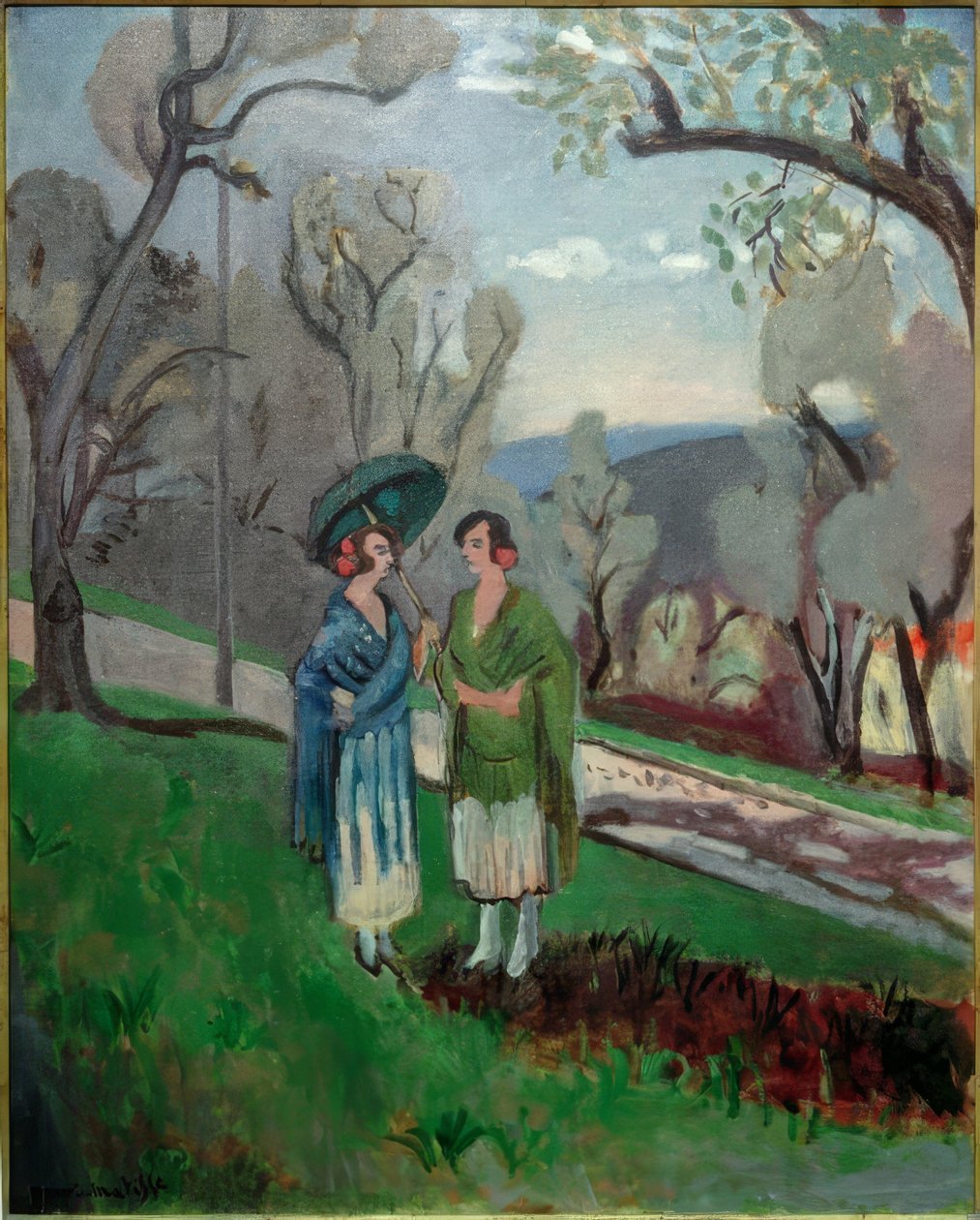 Het gesprek onder de olijfbomen door Henri Matisse