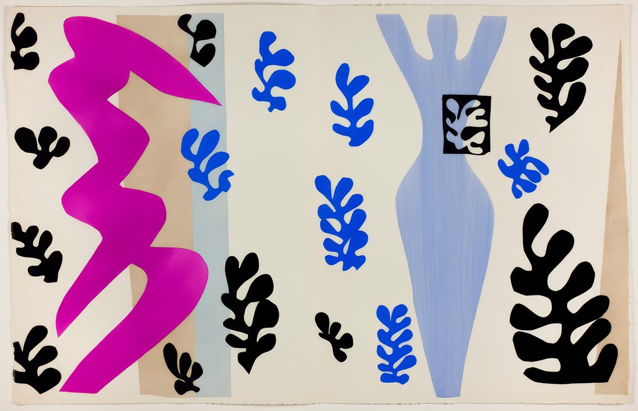 De messenwerper, van Jazz door Henri Matisse
