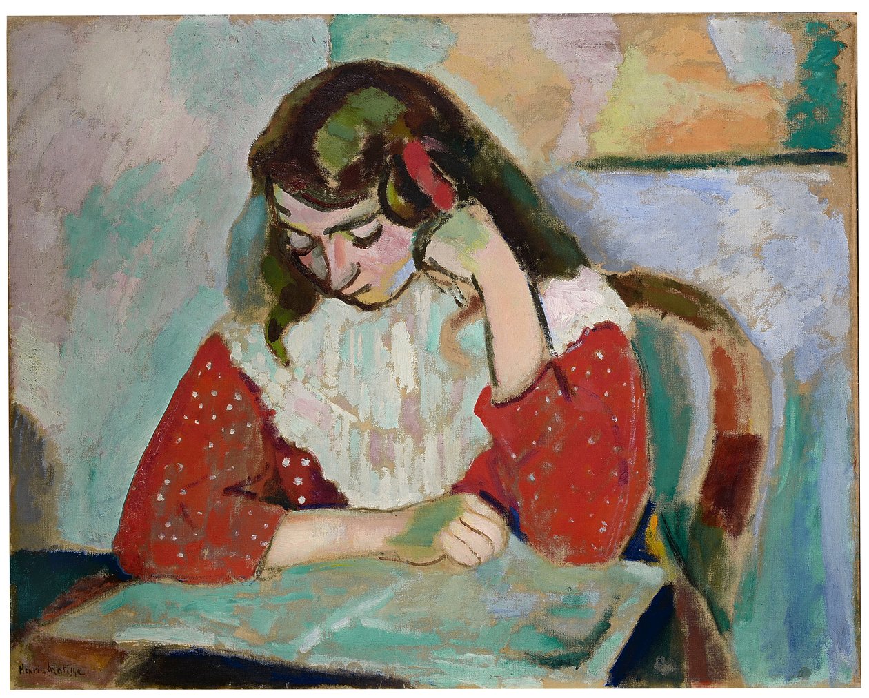 De lezer, Marguerite Matisse door Henri Matisse