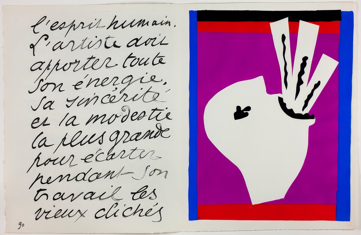 De Zwaardveger, van Jazz door Henri Matisse
