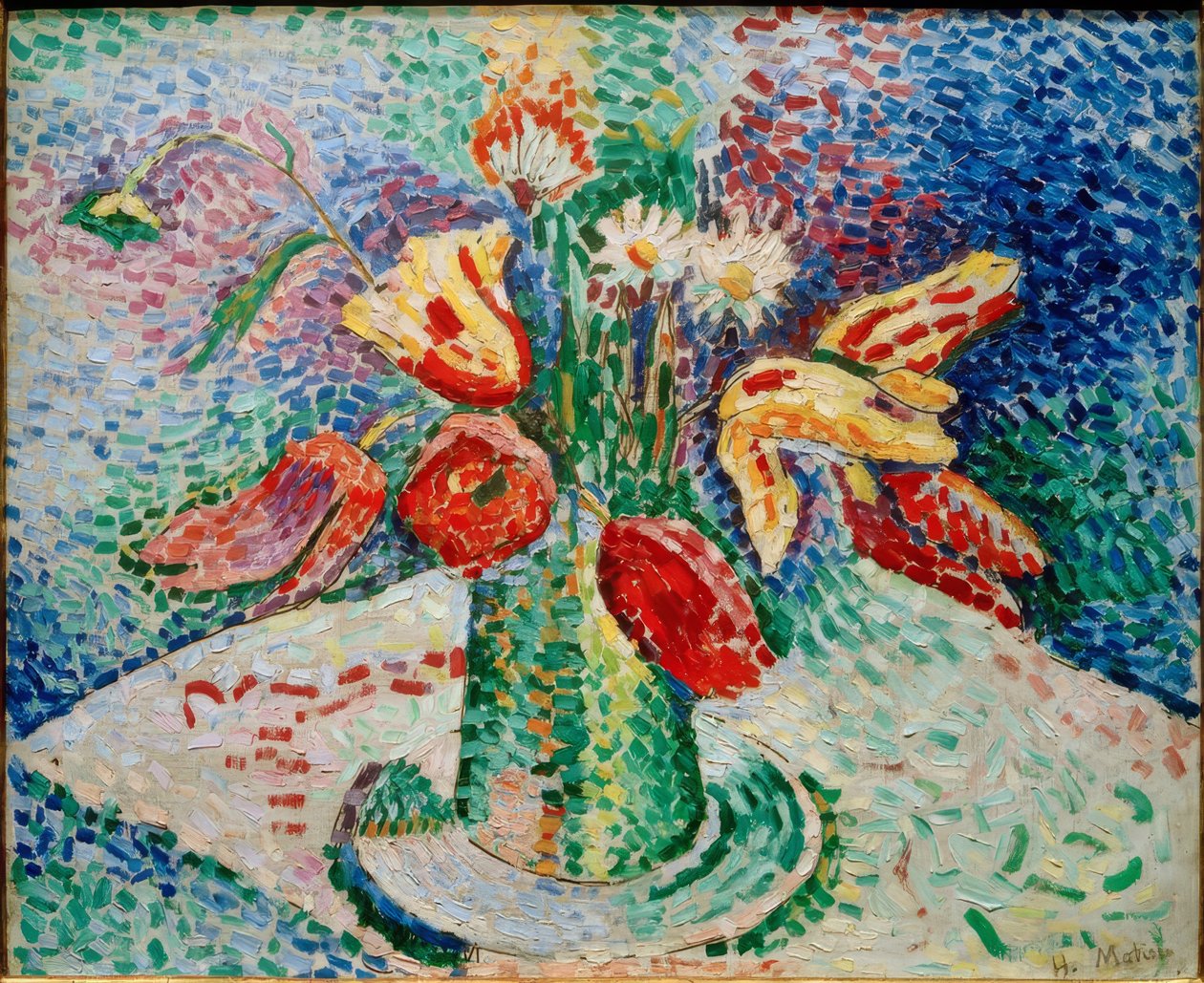 Tulpen Papegaaien door Henri Matisse
