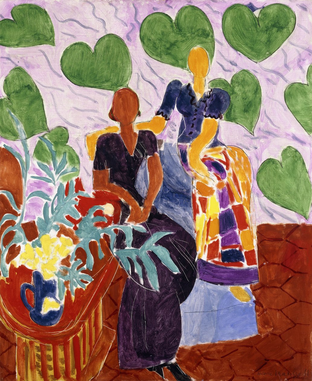 Twee vrouwen door Henri Matisse