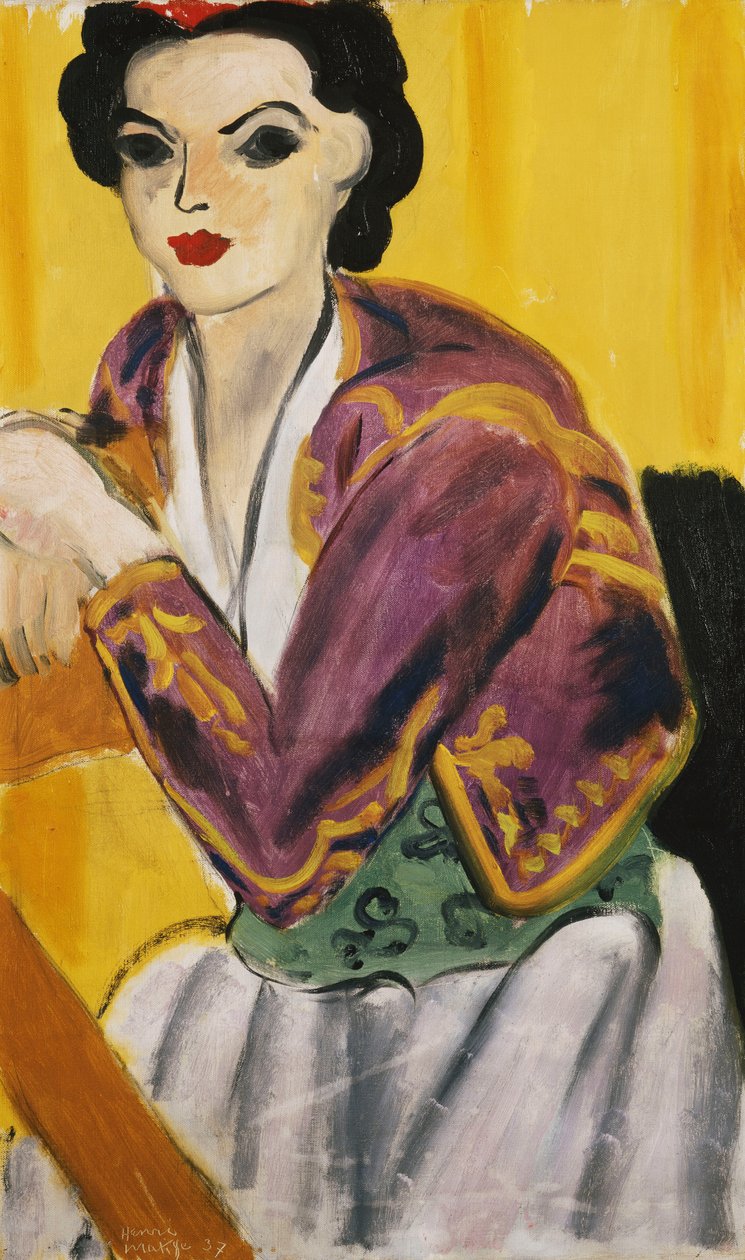 Violet Bolero 1937 (olieverf op doek) door Henri Matisse