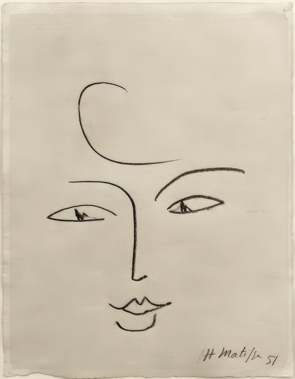 Gezicht door Henri Matisse