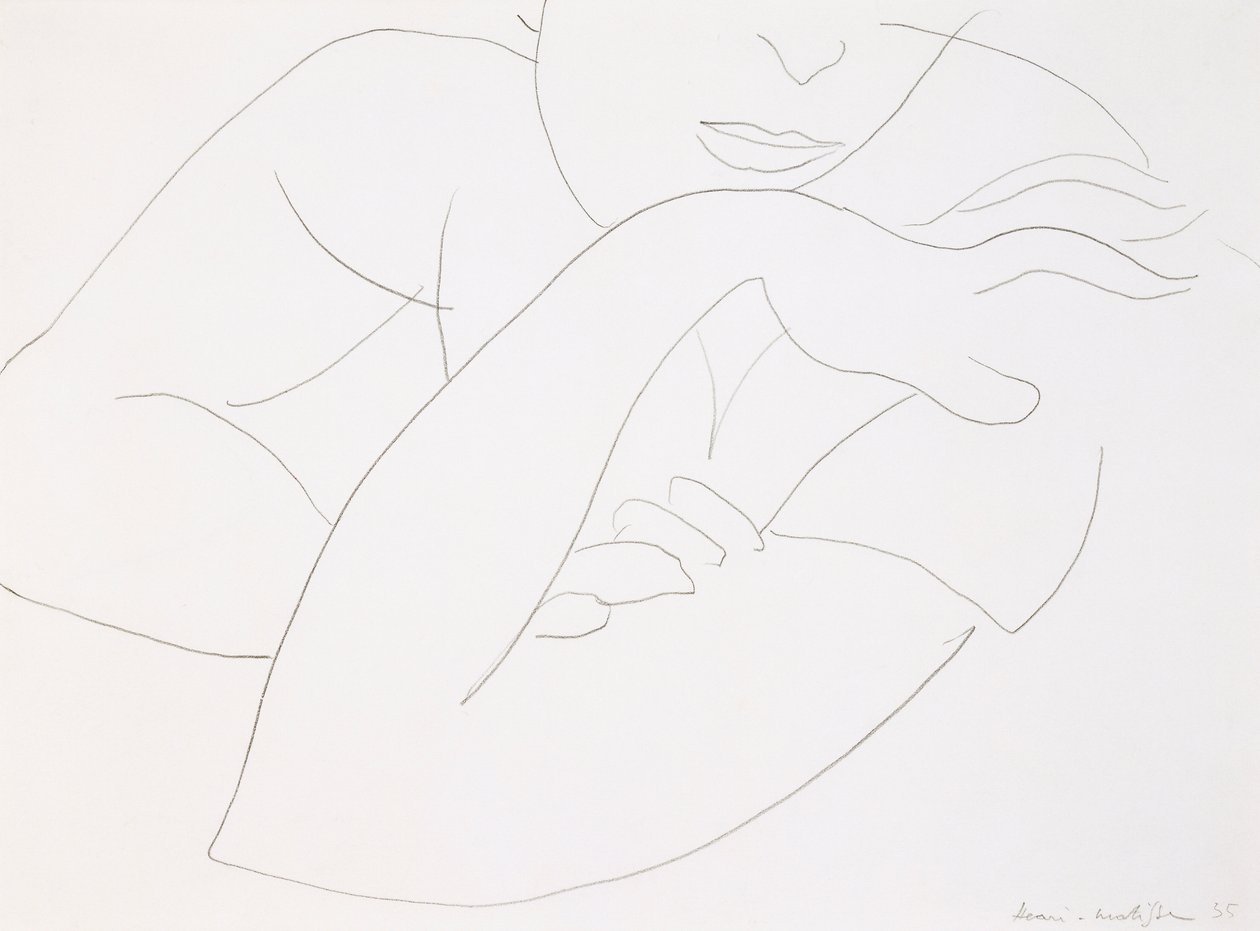 Vrouw met gekruiste armen door Henri Matisse