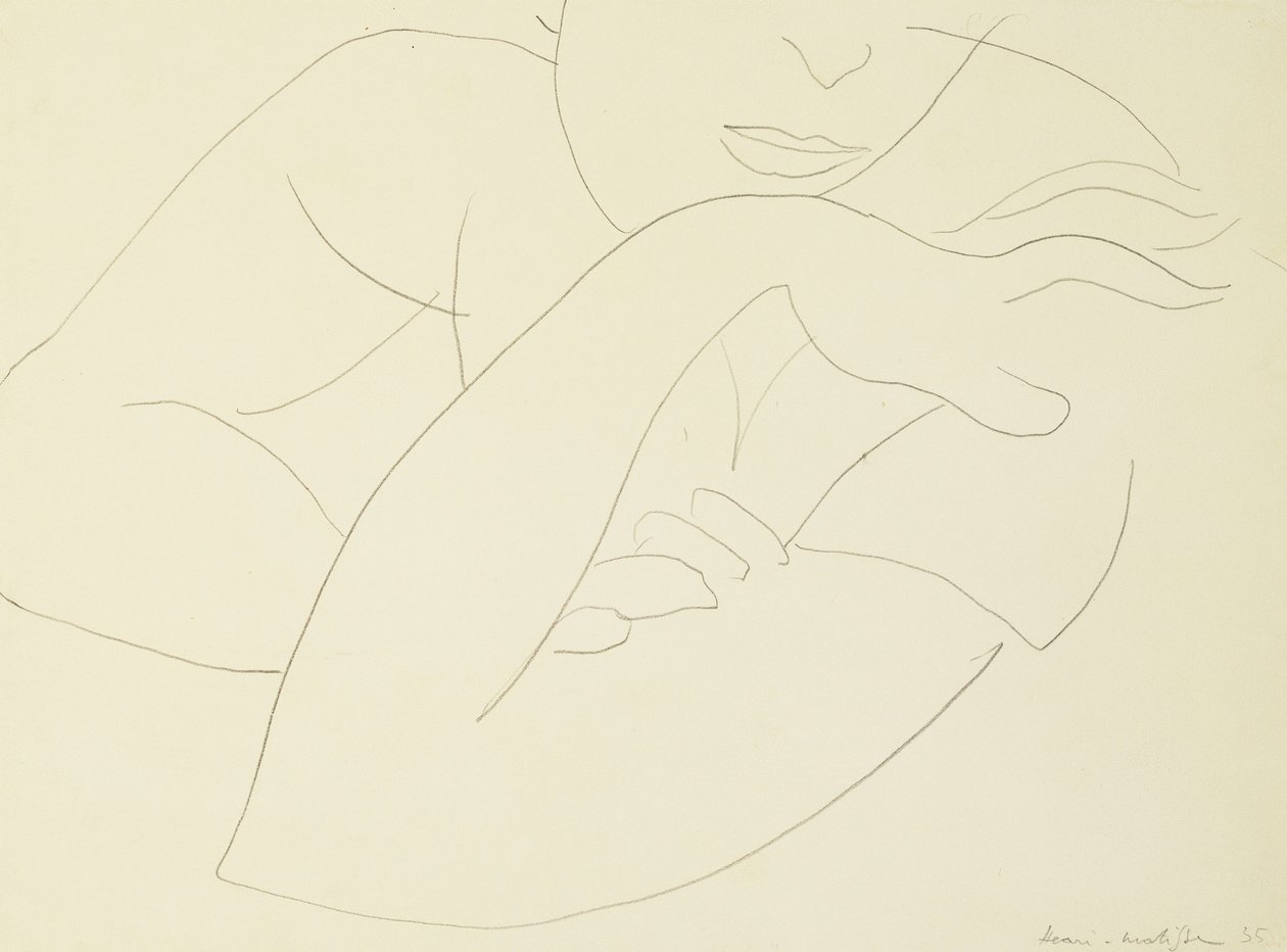 Vrouw met gekruiste armen door Henri Matisse