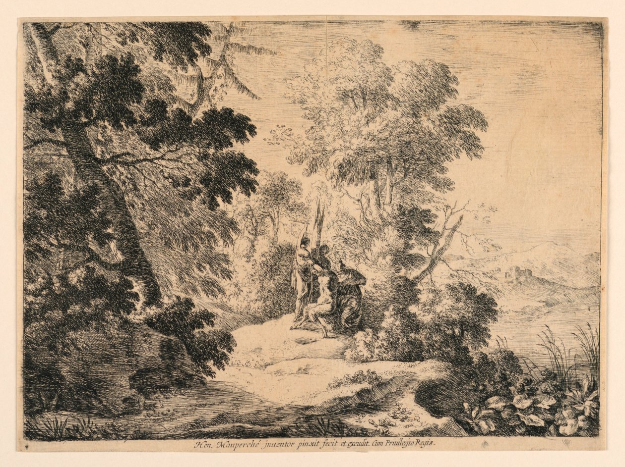 De Straf van Marsyas door Henri Mauperche