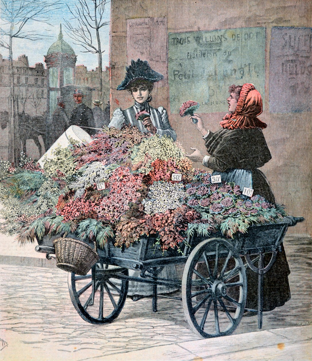 Lente in Parijs, 1891 door Henri Meyer