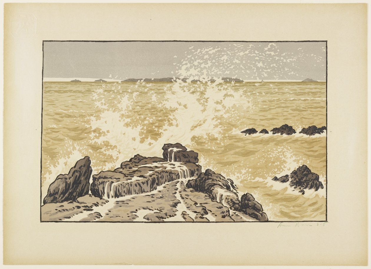 La Vague door Henri Rivière