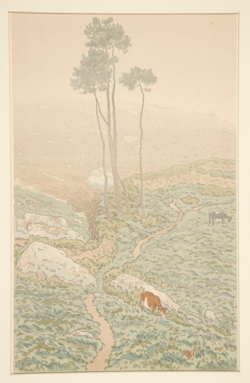 Brune Matinale, uit La Feerie des Heures door Henri Rivière