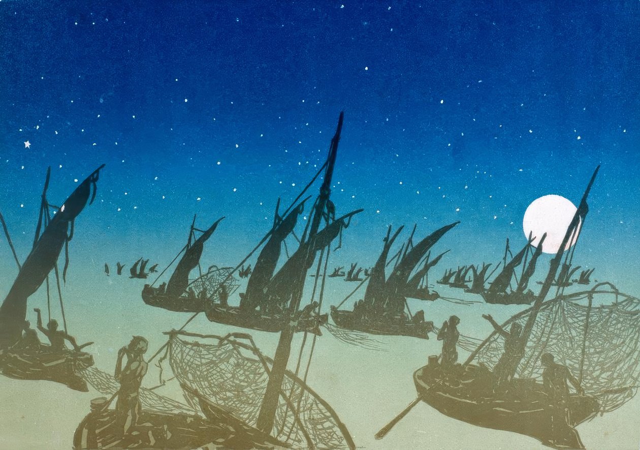 De Vissers door Henri Rivière