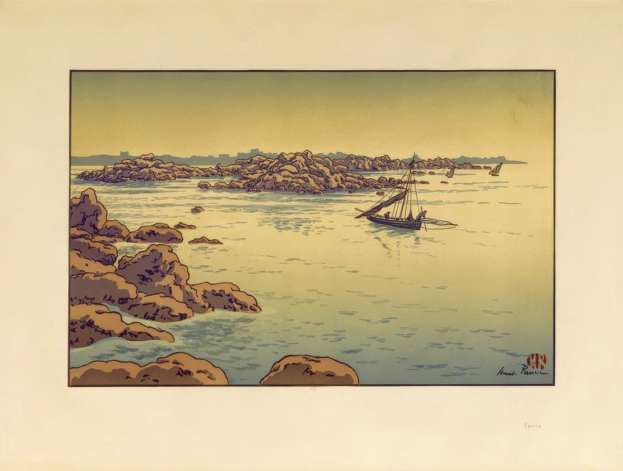 De baai van Douarnenez door Henri Rivière