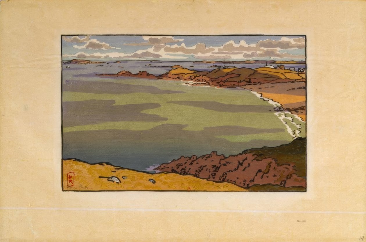 La Pointe du Décollé door Henri Rivière