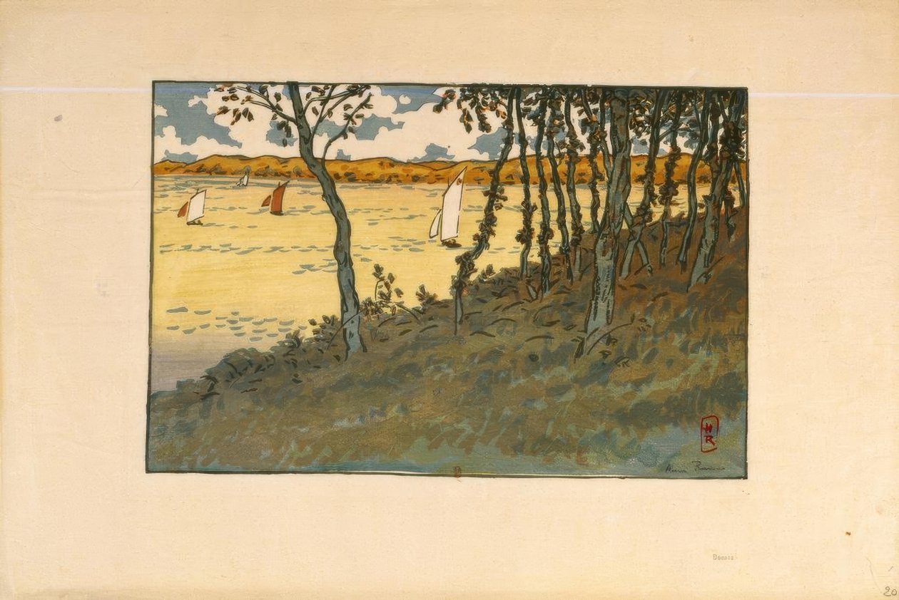 Lancieux (Saint-Briac) door Henri Rivière