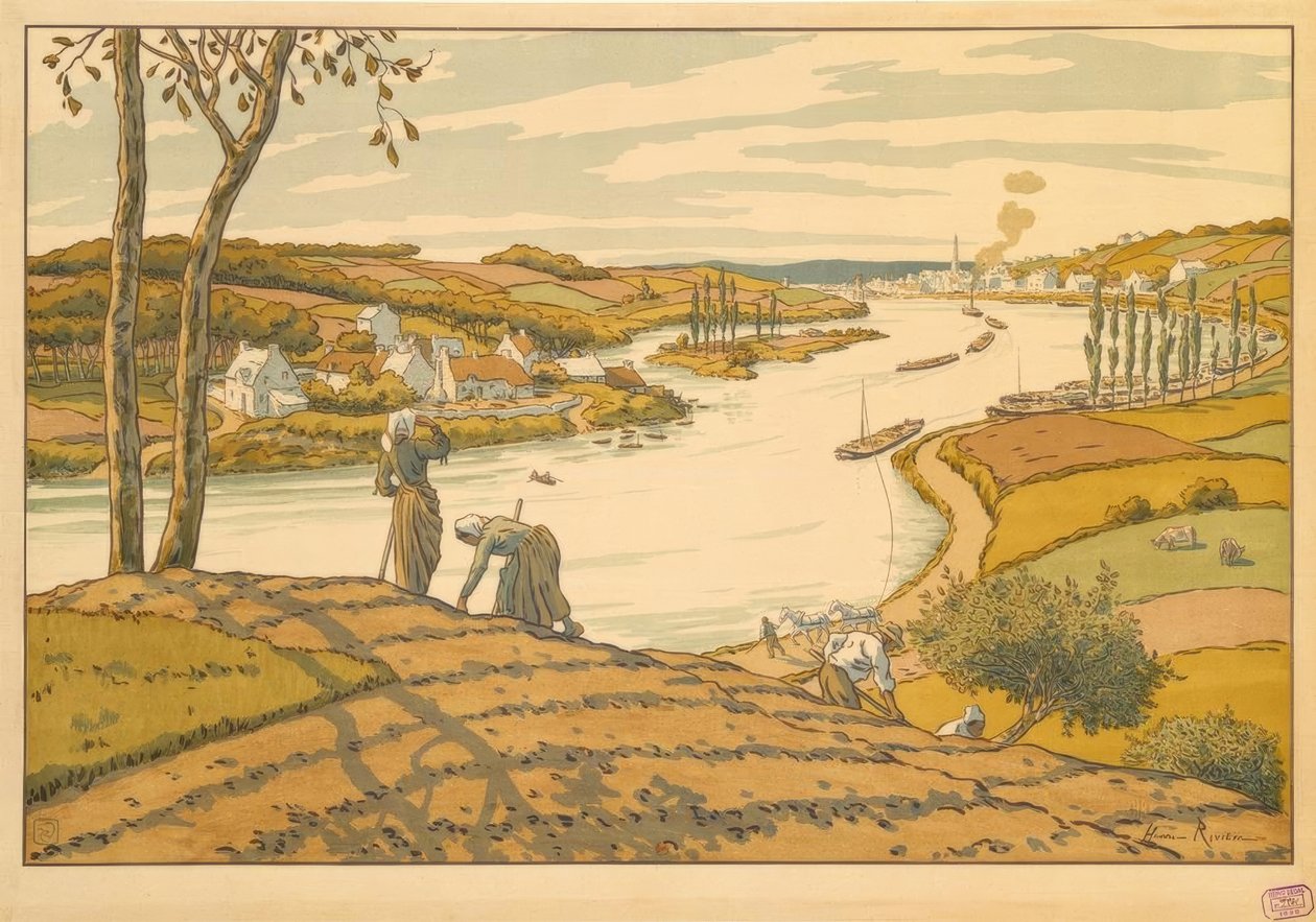 De Rivier door Henri Rivière