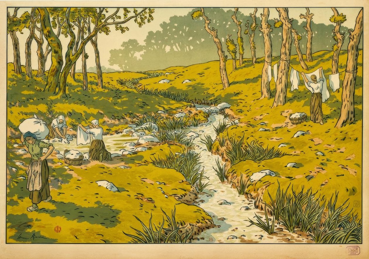 De Beek door Henri Rivière