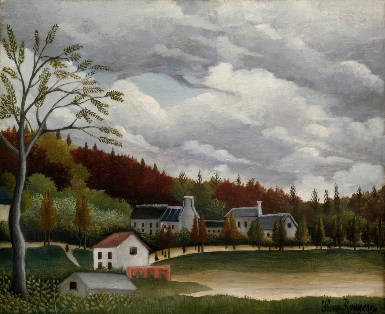 De Bièvre bij Gentilly door Henri Rousseau