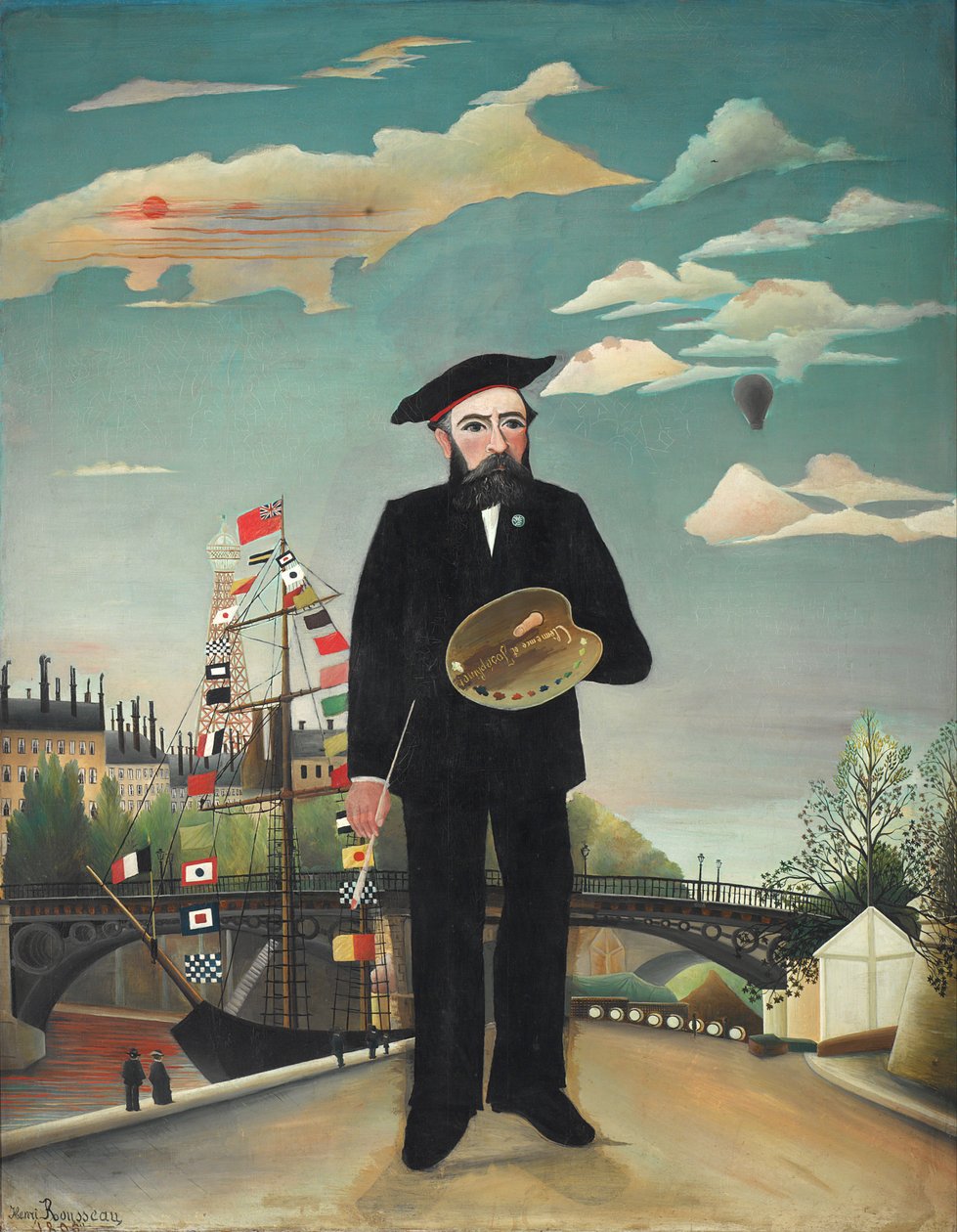 Zelfportret door Henri Rousseau