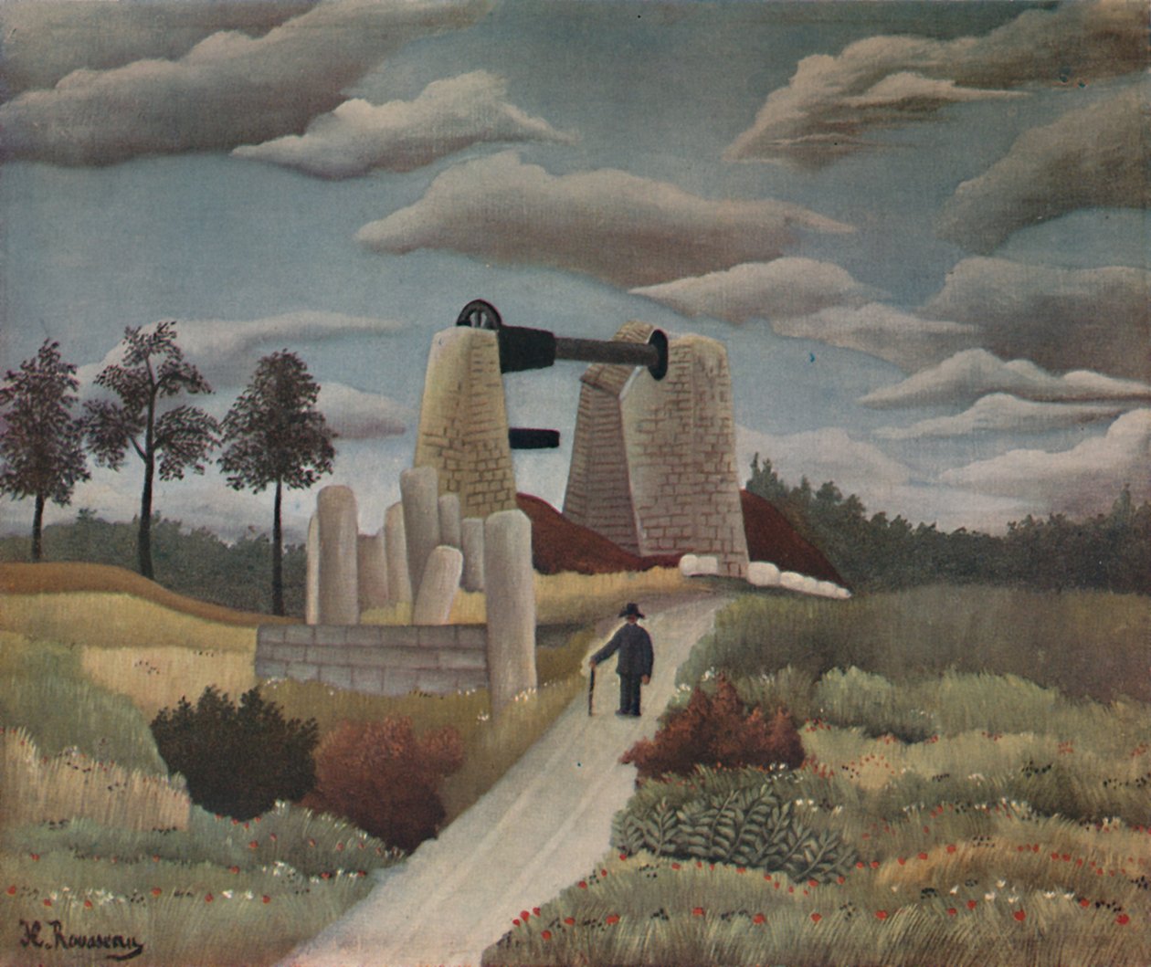 De Steengroeve, 1923 door Henri Rousseau