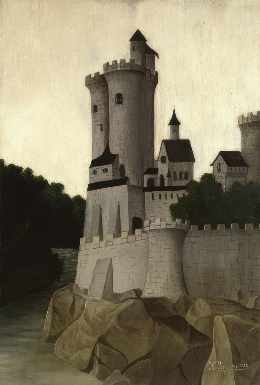 Een Citadel door Henri Rousseau
