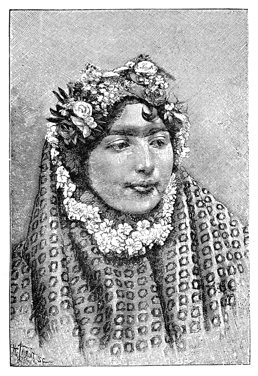 Een nobele Perzische dame, 1895 door Henri Thiriat