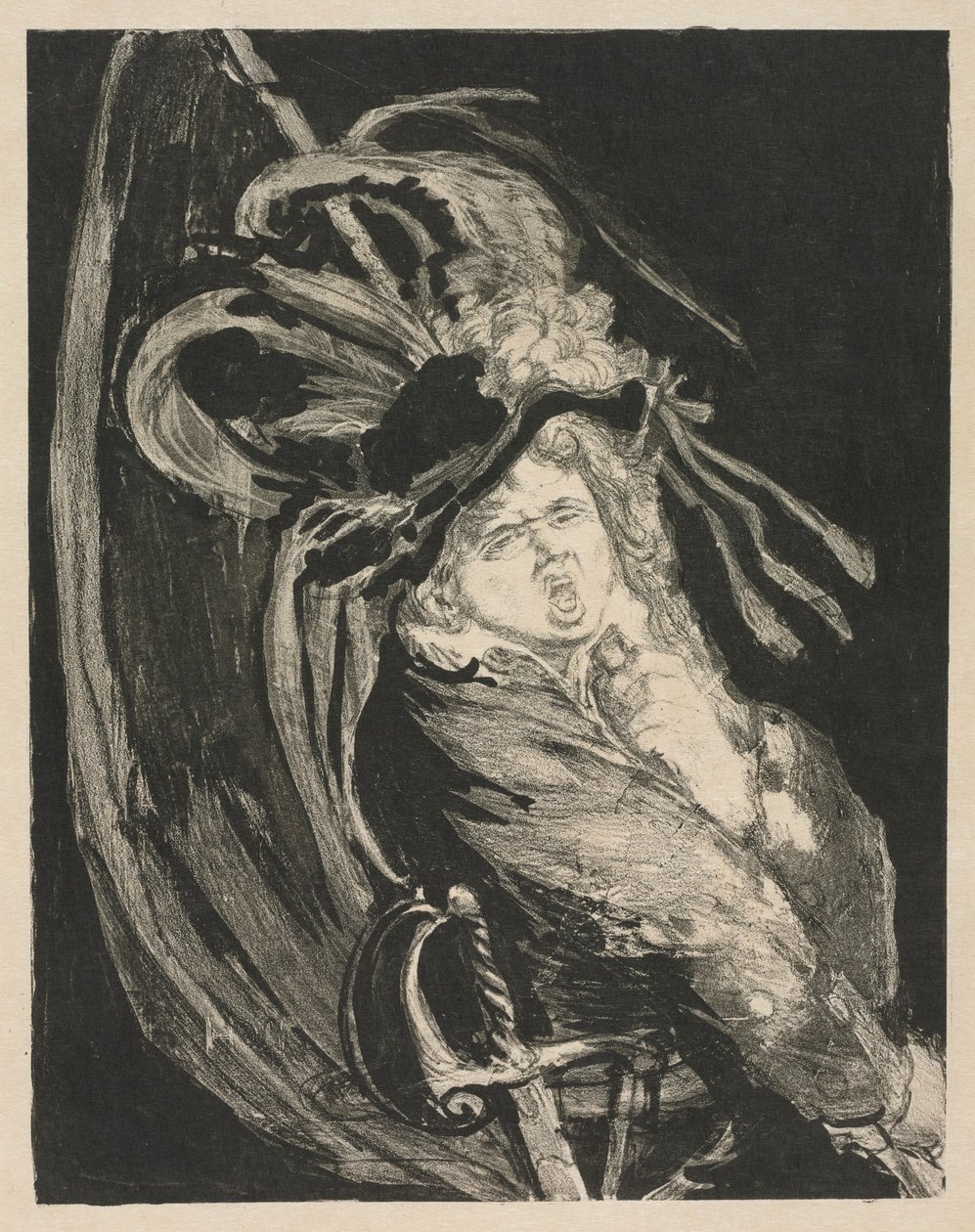 Vaandeldrager, 1893 door Henri de Groux