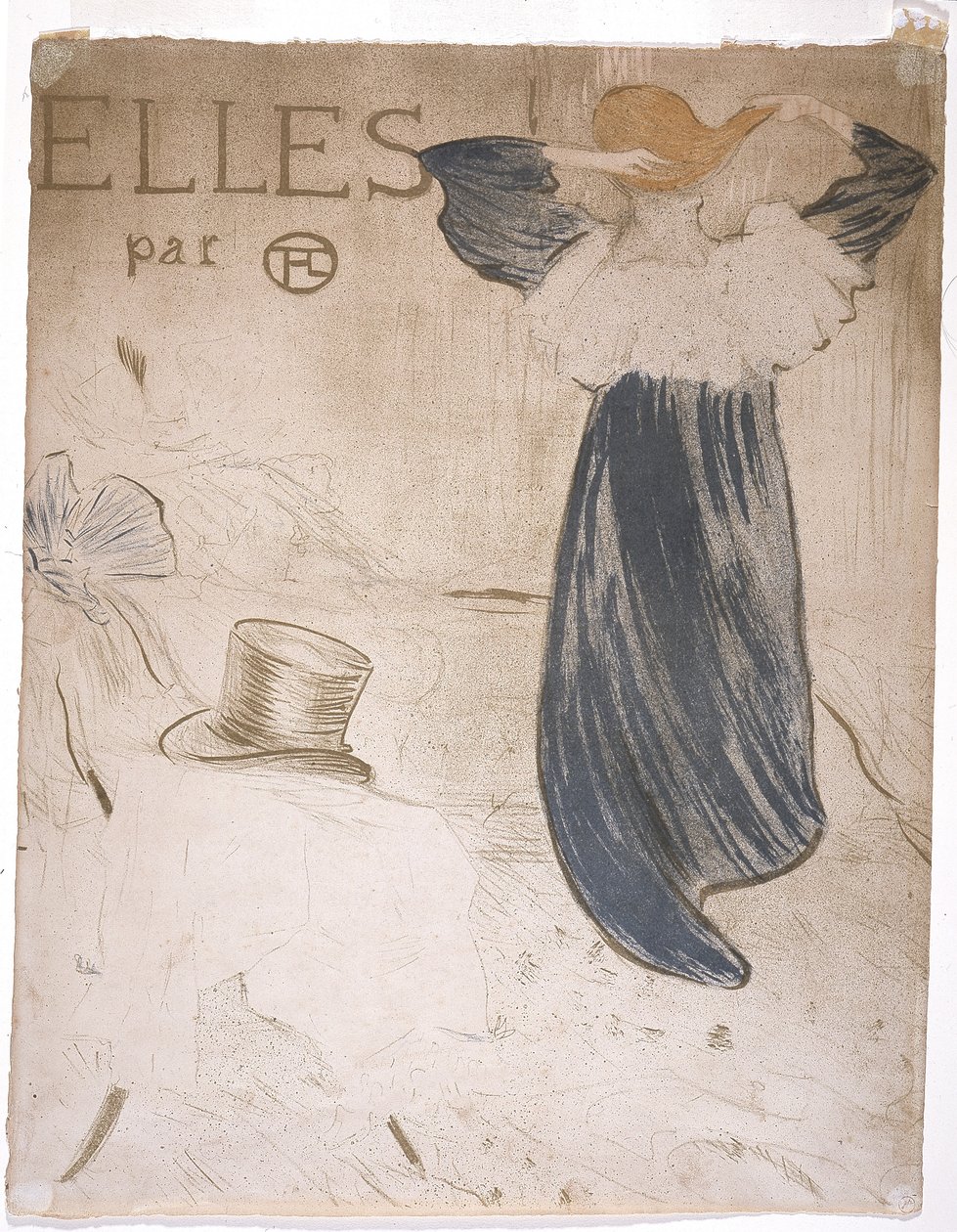 Frontispice voor "Elles" door Henri de Toulouse Lautrec