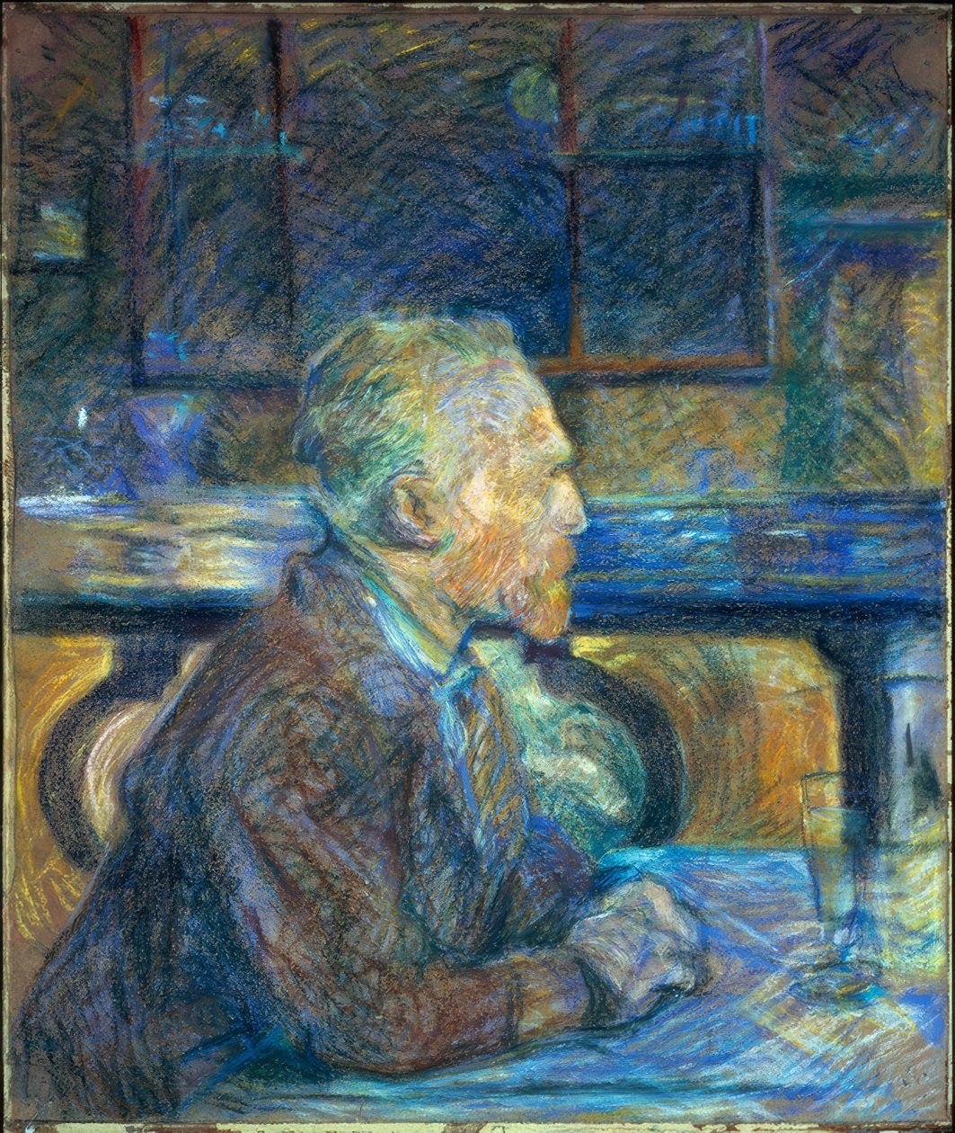 Portret Vincent van Gogh door Henri de Toulouse Lautrec