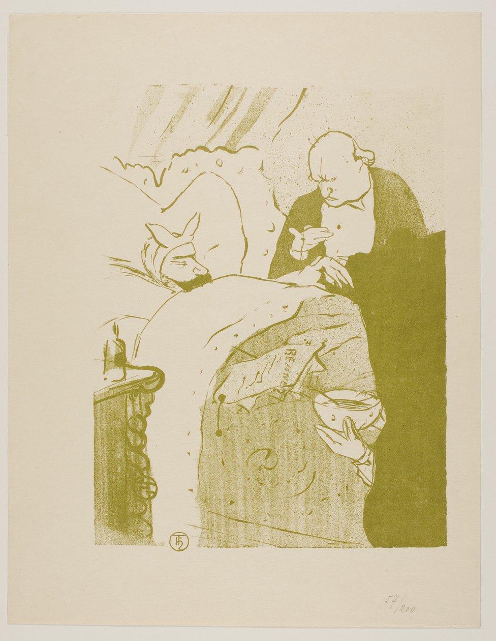 Carnot is Ziek! door Henri de Toulouse Lautrec