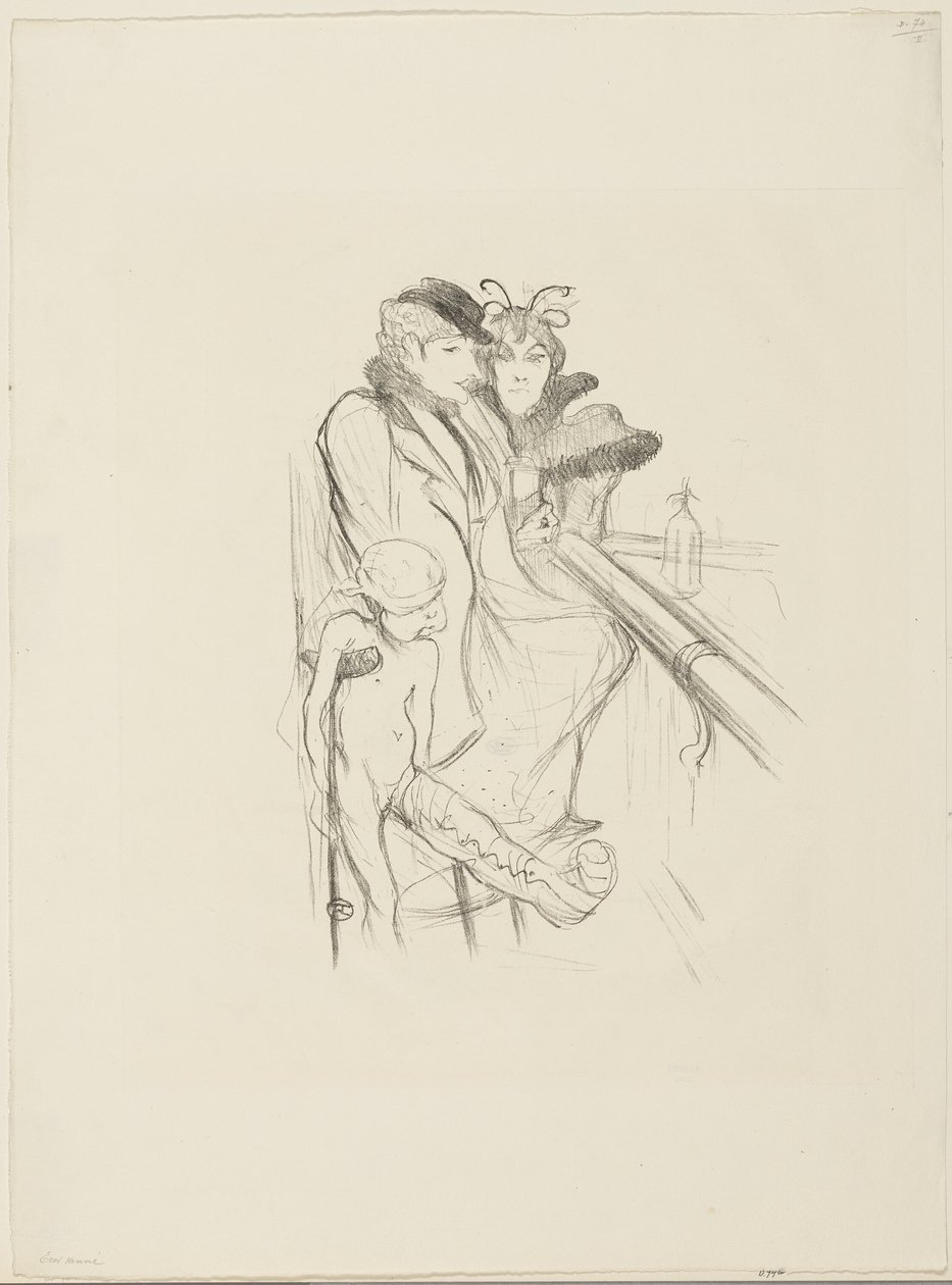 Eros gewond door Henri de Toulouse Lautrec